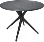 Стол Sheffilton SHT-TU30/TT 90 МДФ черный/каменный уголь