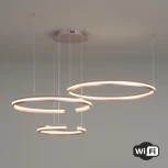 Подвесная люстра Eurosvet Smart Gap 90280/3 сатин-никель