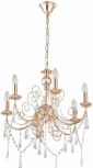 Подвесная люстра Arte Milano AM345620 345620/6 FGD (220V, подвески, на цепи, подсвечник, свеча)