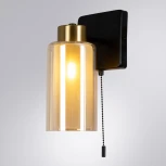 Бра Arte Lamp Leo A7027AP-1BK (220V, выключатель, круглые)