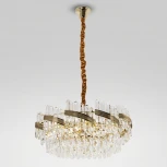 Подвесная люстра хрустальная Modelux MODELUX ML.750.12 GD