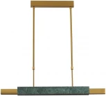 Подвесной светильник Odeon Light Marmi 4360/25L MIDCENT изумрудный мрамор/антич.бронза/металл/акрил IP20 LED 25W 3000K 220V