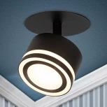 Спот встраиваемый ЭРА DK114 BK (220V)