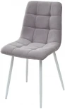 Стул CHILLI UF860-08B серый, ткань / белый каркас