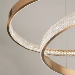 Подвесной светильник Eurosvet Posh 90175/5 (регулировка яркости, LED, 220V, пульт управления, на тросе, кольцо)