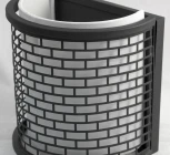 Настенный светильник Lussole Loft Levittown LSP-9171V (220V, выключатель, IP21)