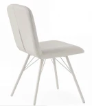 Обеденный стул M-City EMMA CB/1662-SK mt.P94 Matt Optic white/ S92 Skuba Optic White