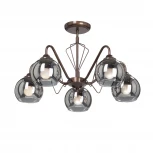 Потолочная люстра на штанге Vitaluce V3951-7/5PL (220V, шарики)