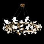 Подвесная люстра Loft It Fleur 10124/10 (220V, на тросе, цветы, кольцо)