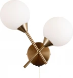 Бра с выключателем Moderli Molecule V10843-2W (220V, шар)