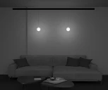 Трековый светильник магнитный 48V Maytoni Luna TR039-4-5WTW-DD-B (LED, шар)