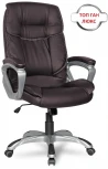 Кресло руководителя бизнес-класса CLG-615 LXH Brown