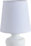 Настольная лампа Lumion Bianka 8163/1T белый, керамика/текстиль E14 1*40W 220V (выключатель)