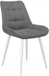 Стул 206М B22 GREY, ножки белые Dikline 00-00062234