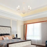 Подвесная люстра Arte Milano AM341369 341369/5 WT (220V, на цепи, подсвечник, свеча)