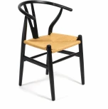 Обеденный стул Tetchair WISHBONE (Вяз/Черный) 13904