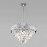 Подвесная люстра Eurosvet Ariana 10113/8 хром/прозрачный хрусталь Strotskis