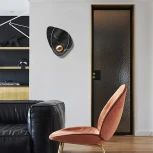 Настенный светильник (бра) Clam черный Мрамор ImperiumLoft Clam01 (179695-22) (LED, 220V)