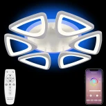 Потолочная люстра светодиодная LED LAMPS 81134, 120W, белый, LED с RGB подсветкой