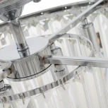 Потолочная люстра хрустальная на штанге Arte Milano Sorrento-8909 378909/6/50/490 CR (220V)