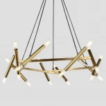 Подвесная люстра Jonathan Browning Le Pentagone Chandelier 20 Light ImperiumLoft 40,2364 (123487-22) (220V, на тросе)