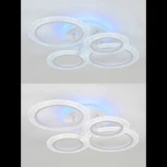 Потолочная люстра Natali Kovaltseva LED LAMPS 81407 80W, белый, LED с RGB подсветкой