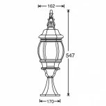 Наземный фонарь Oasis Light 83404S Gb (220V, IP44)