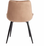 Стул ABRUZZO (mod. 8060) металл/вельвет, 52 х 63 85 см, коричневый (HLR11)/черный Tetchair 19233