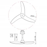 Потолочный вентилятор с пультом Mantra Ipanema 9041