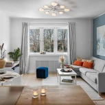 Потолочная люстра на штанге Freya Plane FR5531CL-L42CH (LED, 220V)