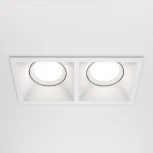 Встраиваемый светильник Dot GU10 2x50Вт Maytoni Technical DL029-2-02W (220V)