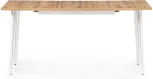 Стол раскладной Woodville Денвер Лофт 120 25 мм дуб вотан / белый матовый 506948