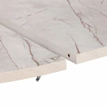 Стол VELETA ЛДСП/HPL/металл, 100 x 100+40 75 см, Агат серый/чёрный Tetchair 19739