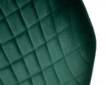 Стул барный DOBRIN CHRISTIAN'75 (черные ножки, зеленый велюр (V108-64))