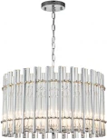 Подвесная люстра Violino V000308 (12025/7P Chrome) (220V, на цепи, круглые)
