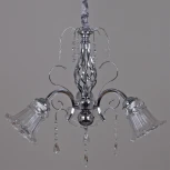 Подвесная люстра Reluce 02349-0.4-03 CR+CL (220V, на цепи)