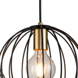 Подвесной светильник Quebec 10176/3S E27*60W Black/Brass