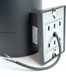 Архитектурная подсветка Feron Корфу 48356 DH0711, 18W, 1600Lm, 2700K, черный Бостон (LED, 220V, круглые, IP54)