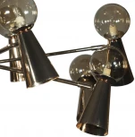 Потолочная люстра на штанге Loft It Halley 10046/10 Gold (220V, шарики)