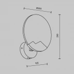 Бра Modelux MODESTYLE MS.202.200 BS