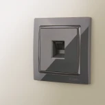 Рамка на 1 пост (серо-коричневый, basic) W0012007 (a051291)