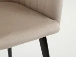 Стул MyFar Фредерик серо-бежевый велюр MF1042-1