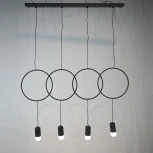 Подвесной светильник Forvet Black L4 By ImperiumLoft Forvet01 (LED, 220V, на проводе)