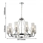 Подвесная люстра Favourite Syreni 2816-10P