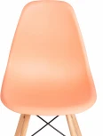 Стул CINDY (EAMES) (mod. 1801) / 1 шт. в упаковке (Дерево бук,Металл,Пластик /Оранжевый)
