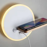 Настенный светильник с полкой Lumion 5634/9WL белый LED 9W 3000K 455Лм 220V Winnie (выключатель, круглые)