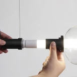 Подвесной светильник Zoom L103 ImperiumLoft Zoom01 (202711-23) (LED, 220V, на тросе, шар)