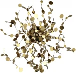 Настенный светильник Crystal Lux Garden AP-PL3 D400 GOLD (220V, ветки)