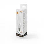 Лампочка светодиодная E14 8 Вт 520 lm 3000K теплое желтое свечение Gauss Elementary 34118