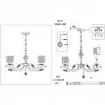 Подвесная люстра Favourite Seraphima 2307-8P